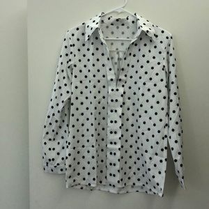 Polka dot dress shirt